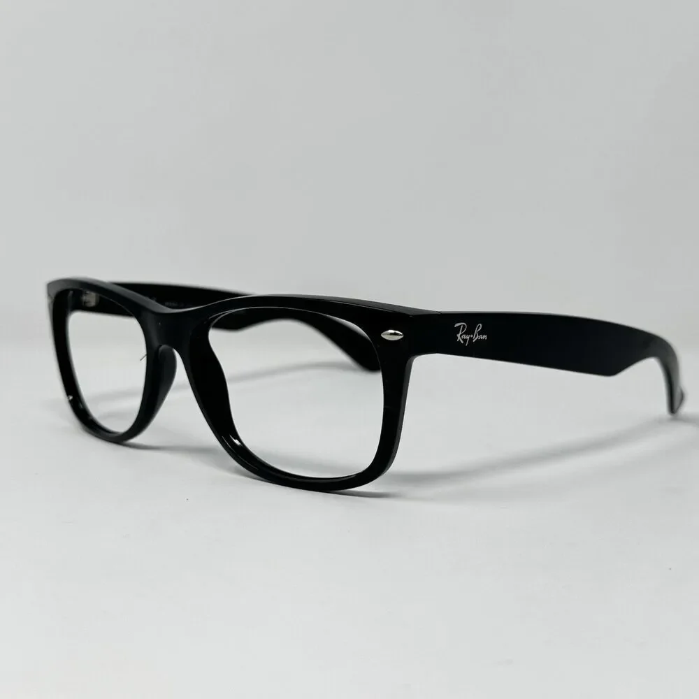 Ray-Ban RB2132 New Wayfarer 901/58 Black Eyeglass Frames 58-18-145 Italy